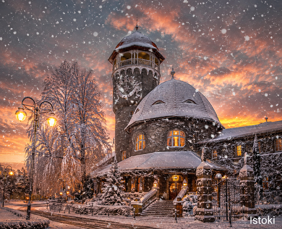 Новогодняя ночь у Балтийского моря